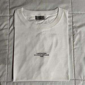 DIOR White Men's 30 Avenue Montaigne Paris T-Shirt Size Medium